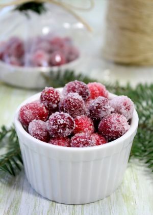 Luscious Christmas feast - mylusciouslife.com - Christmas-Candied-Cranberries.jpg